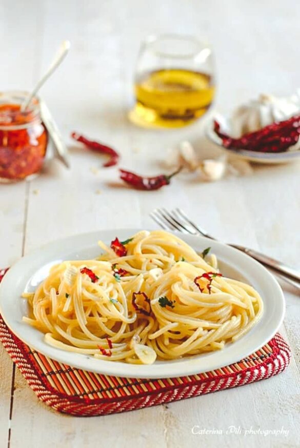 Spaghetti aglio e olio Bimby Semplicemente Light