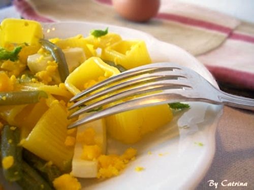 pasta con uova sode