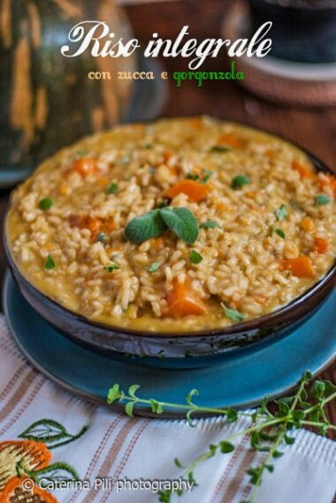 Risotto zucca e gorgonzola Bimby - Semplicemente Light