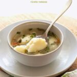 gnocchi di semolino -supa de galuste