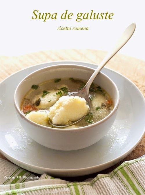 gnocchi di semolino -supa de galuste