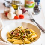 Pasta con piselli e funghi ( senza glutine)