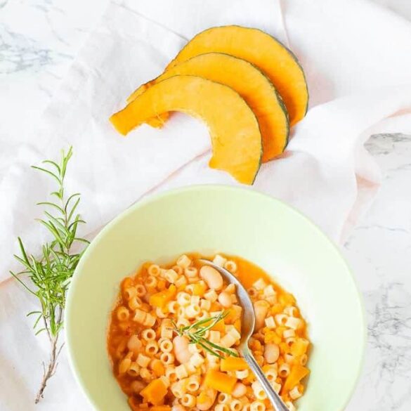 Pasta fagioli e zucca Bimby Semplicemente Light