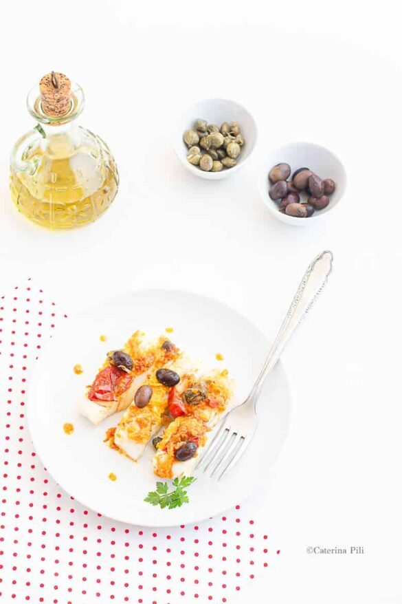 Nasello al pomodoro con capperi e olive Bimby ...