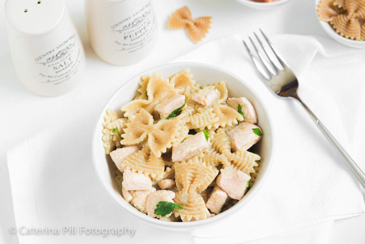 Pasta con salmone fresco senza panna - Semplicemente Light