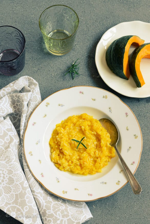 Risotto alla zucca Bimby senza burro Semplicemente Light