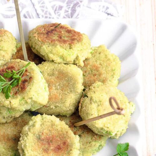 polpette di zucchine in padella light