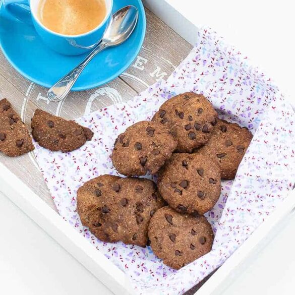 Biscotti con farina di riso e cioccolato - Semplicemente Light