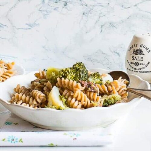 Pasta broccoli e acciughe Semplicemente Light